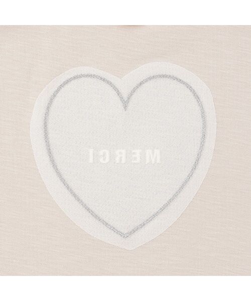 petit main / プティマイン Tシャツ | 【防汚加工】背中ハート半袖Tシャツ | 詳細17
