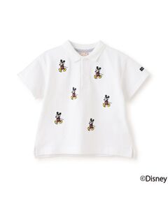 petit main / プティマイン ポロシャツ | 【Disney】ミッキー刺繍半袖ポロ