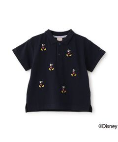 petit main / プティマイン ポロシャツ | 【Disney】ミッキー刺繍半袖ポロ