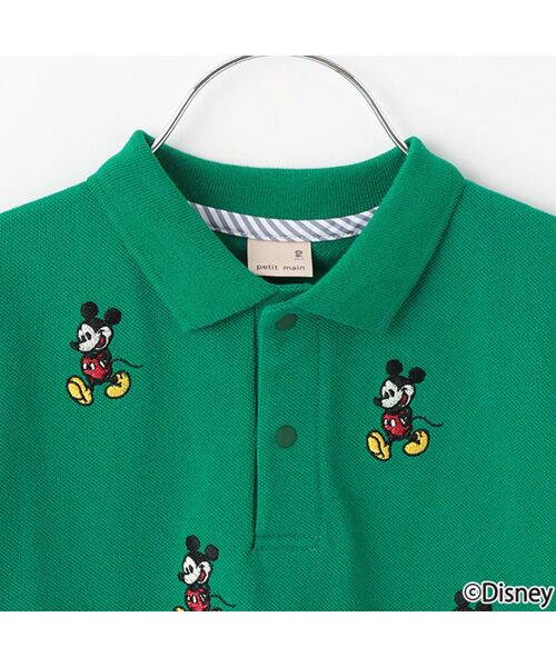 petit main / プティマイン ポロシャツ | 【Disney】ミッキー刺繍半袖ポロ | 詳細2