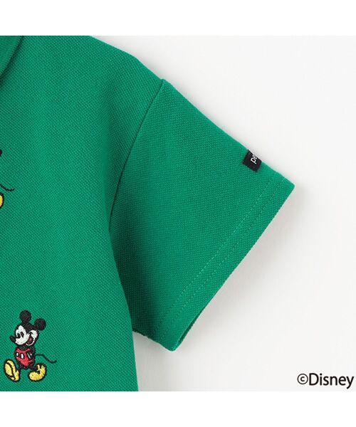 petit main / プティマイン ポロシャツ | 【Disney】ミッキー刺繍半袖ポロ | 詳細3