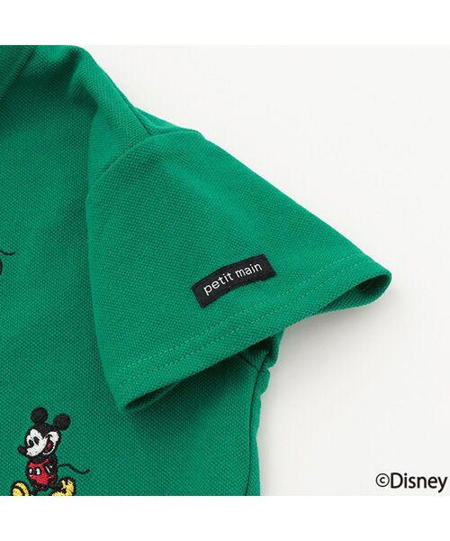 petit main / プティマイン ポロシャツ | 【Disney】ミッキー刺繍半袖ポロ | 詳細4