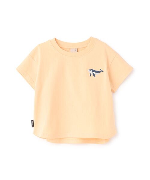 petit main / プティマイン Tシャツ | 【GOODPRICE冷感】刺繍半袖Tシャツ(クリ-ム)