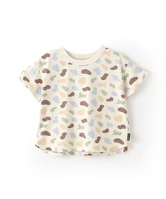 petit main / プティマイン Tシャツ | 【GOODPRICE冷感】総柄半袖Tシャツ