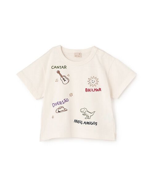 新品同様 ブラミンク 23SS PRE コットン 刺繍Tシャツ 半袖 エンブレム 新品同様 ブラミンク 23SS PRE コットン 刺繍Tシャツ 半袖