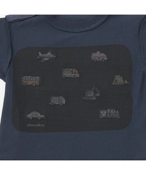petit main / プティマイン Tシャツ | 【接触冷感】働く車刺繍半袖Tシャツ | 詳細6