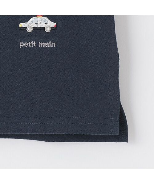 petit main / プティマイン Tシャツ | 【接触冷感】働く車刺繍半袖Tシャツ | 詳細7
