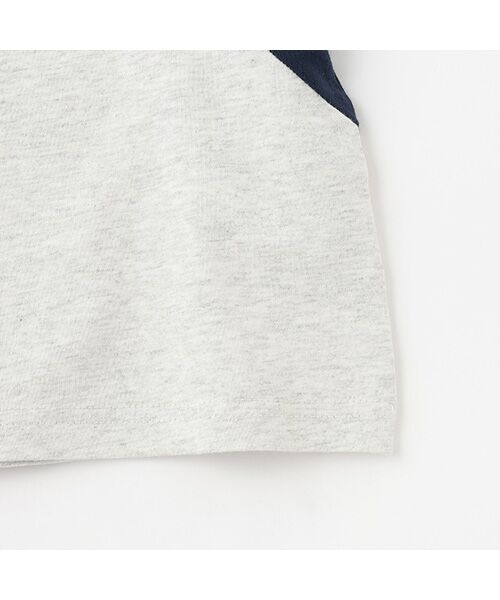 petit main / プティマイン Tシャツ | 【接触冷感】袖ライン配色半袖Tシャツ | 詳細6