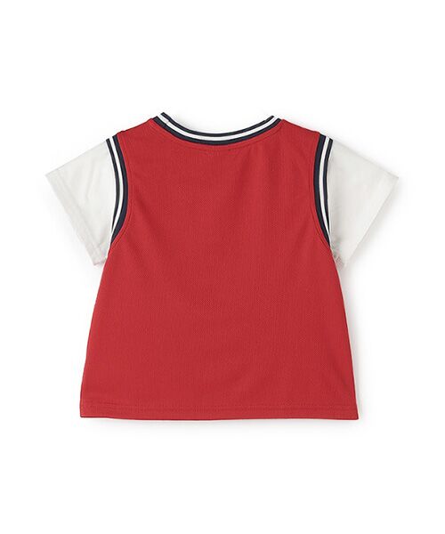 petit main / プティマイン Tシャツ | 【接触冷感】ユニフォームドッキング半袖Tシャツ | 詳細1