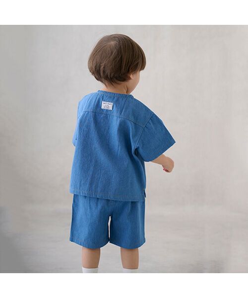 petit main / プティマイン カットソー | 布帛半袖セットアップ | 詳細3