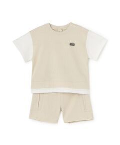 petit main / プティマイン カットソー | 【接触冷感】ドッキングカットセットアップ