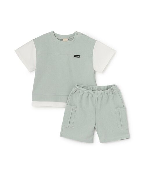 petit main / プティマイン カットソー | 【接触冷感】ドッキングカットセットアップ | 詳細2