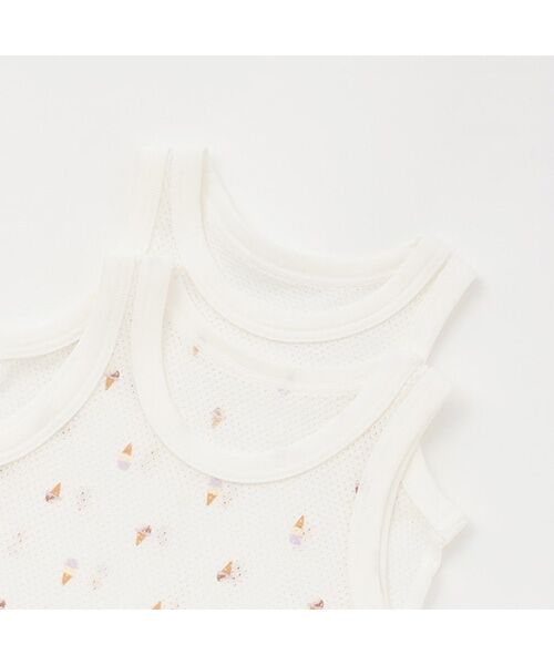 petit main / プティマイン 肌着 | 【弱酸性】メッシュタンク肌着2P | 詳細2