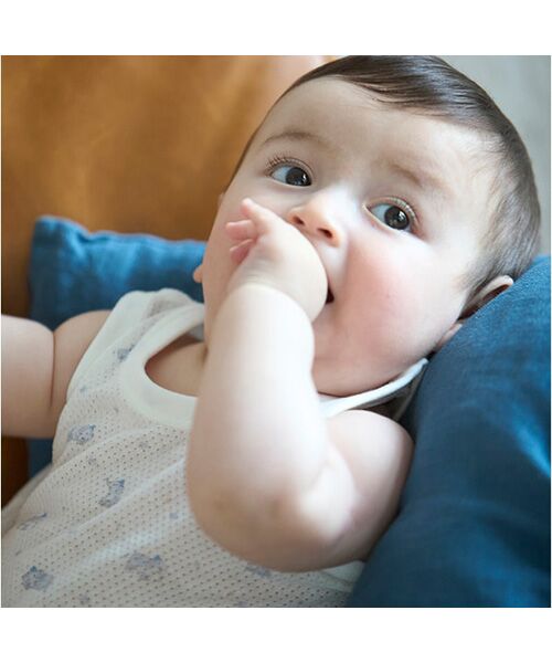 petit main / プティマイン ロンパース | 【弱酸性】メッシュタンクロンパース | 詳細1