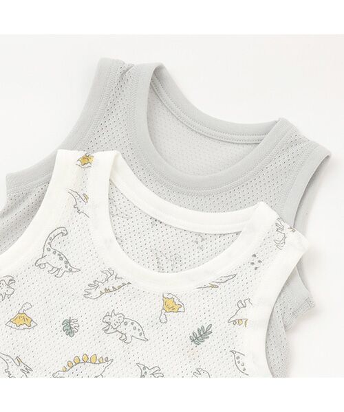 petit main / プティマイン ロンパース | 【弱酸性】メッシュタンクロンパース | 詳細3