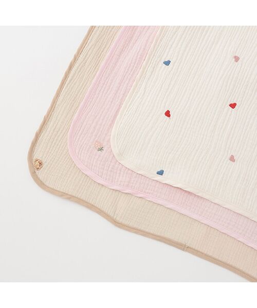 petit main / プティマイン ベビー・キッズグッズ | 四重ガーゼブランケット | 詳細1