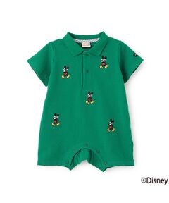 petit main / プティマイン ロンパース | 【Disney】刺繍ポロカバーオール