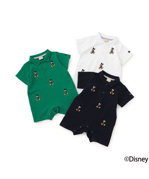 セール】 【Disney】刺繍ポロカバーオール （ロンパース