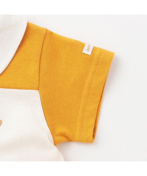 petit main / プティマイン ロンパース | 切替ラガーカバーオール | 詳細5