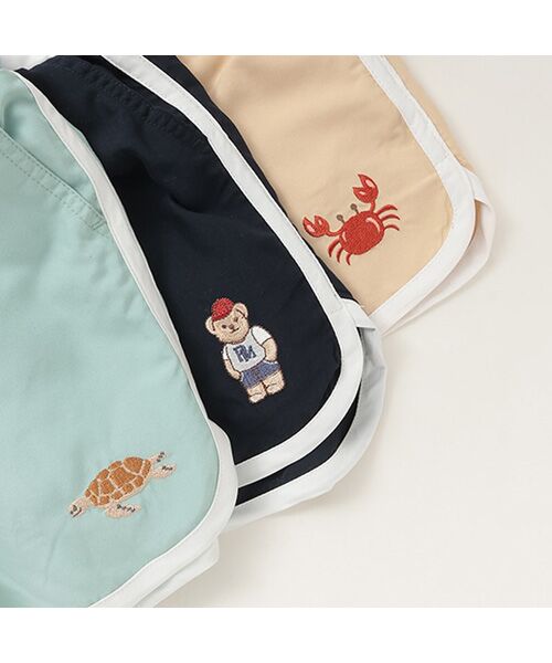 petit main / プティマイン 水着・スイムグッズ | ワンポイント刺繍スイムパンツ | 詳細11