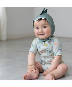 ボーイズ 4才～7才)Polo ベア フーデッド ラッシュ ガード