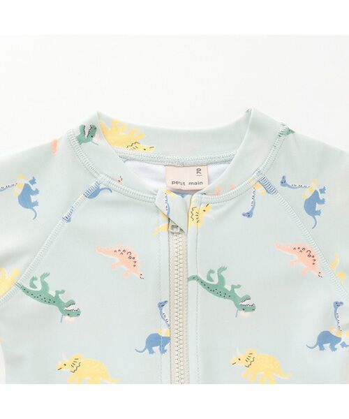 petit main / プティマイン 水着・スイムグッズ | なりきりキャップ付き総柄水着 | 詳細4