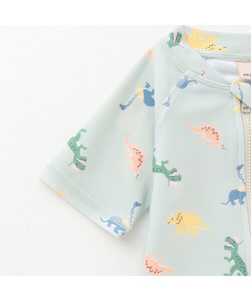 petit main / プティマイン 水着・スイムグッズ | なりきりキャップ付き総柄水着 | 詳細5