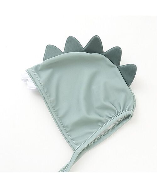 petit main / プティマイン 水着・スイムグッズ | なりきりキャップ付き総柄水着 | 詳細7