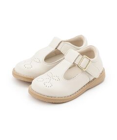 petit main / プティマイン フラットシューズ | チェリーアイレットシューズ