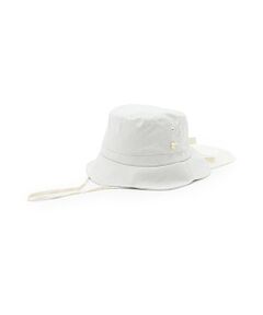 petit main / プティマイン ハット | 【遮熱】日除け付きスカラップハット