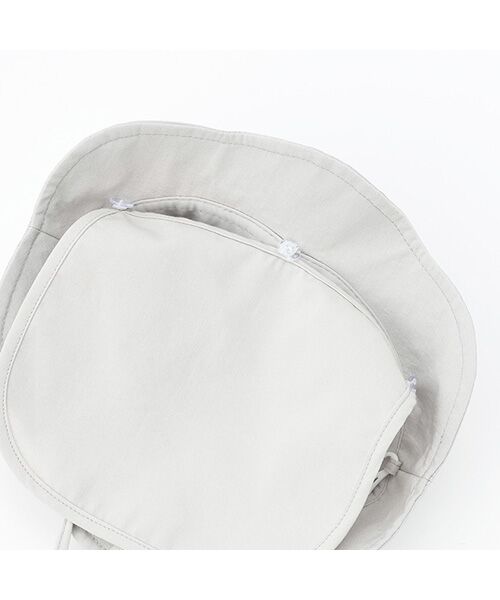 petit main / プティマイン ハット | 【遮熱】日除け付きスカラップハット | 詳細7