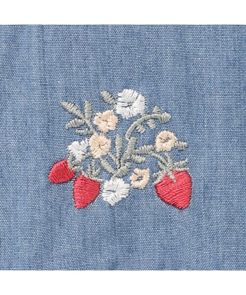 セール】 【リンク】イチゴ刺繍ロンパース （ロンパース