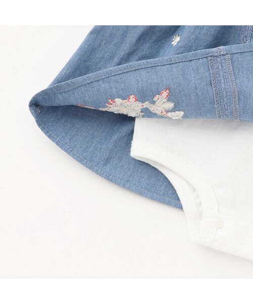 petit main / プティマイン ロンパース | 【リンク】イチゴ刺繍ロンパース | 詳細6