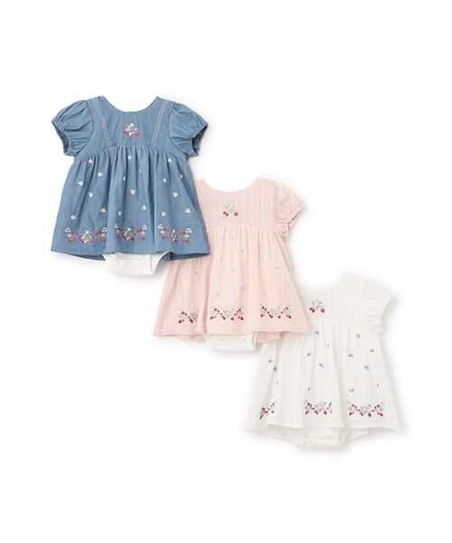 petit main / プティマイン ロンパース | 【リンク】イチゴ刺繍ロンパース | 詳細9