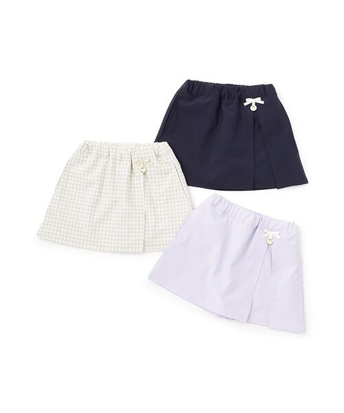 petit main / プティマイン ミニ・ひざ丈スカート | 【水陸両用】タックスカパン | 詳細9