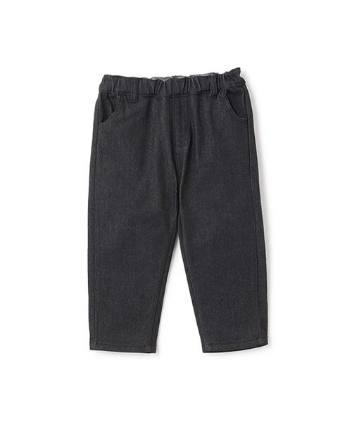 petit main / プティマイン デニムパンツ | 【リンク】ゆるっパンツ(クロ)