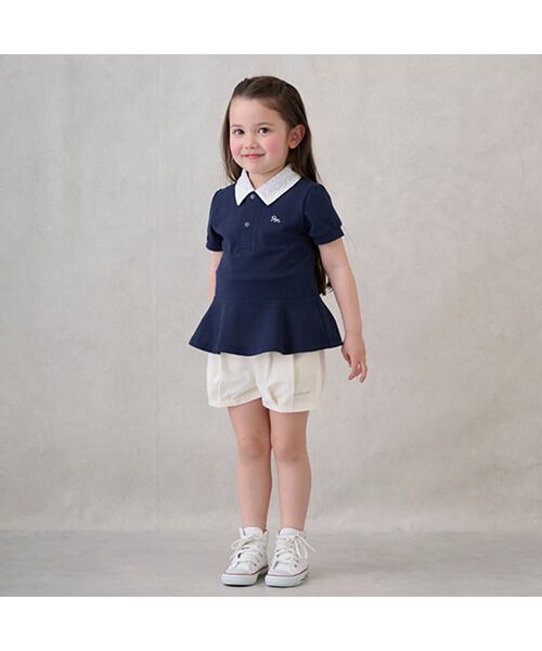 petit main / プティマイン ショート・ハーフ・半端丈パンツ | 【リンク】バルーンショートパンツ(アイボリ-)