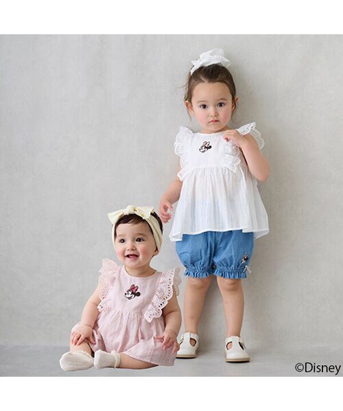 petit main / プティマイン ショート・ハーフ・半端丈パンツ | 【Disney】ミニーバルーンパンツ | 詳細3