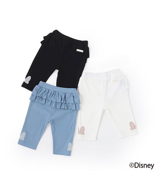 petit main / プティマイン ショート・ハーフ・半端丈パンツ | 【Disney】サイドリボン7分丈レギパン | 詳細12