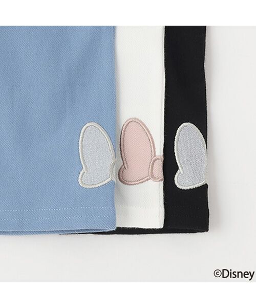 petit main / プティマイン ショート・ハーフ・半端丈パンツ | 【Disney】サイドリボン7分丈レギパン | 詳細9