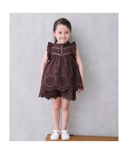 petit main / プティマイン ショート・ハーフ・半端丈パンツ | 【リンク】レースキュロット | 詳細3