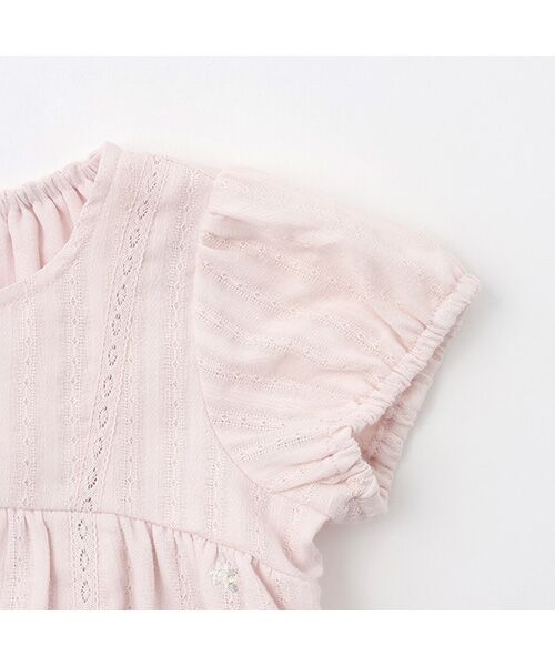 新品未使用itirin 一輪 イチリン まつもとテキスタイル麻100%チュニック ジオメトリック刺繍カーディガン / カーディガン・羽織り