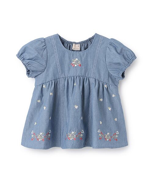 SOUTHGATE ポタニカルプリント Aライン チュニック M SOUTHGATE ポタニカルプリント Aライン チュニック M