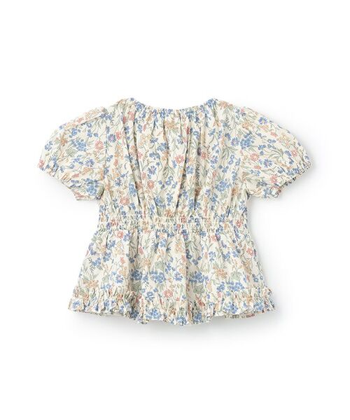 petit main / プティマイン チュニック | 【リンク】パフスリーブ柄チュニック | 詳細1