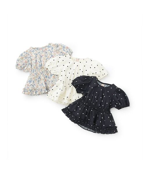 petit main / プティマイン チュニック | 【リンク】パフスリーブ柄チュニック | 詳細6