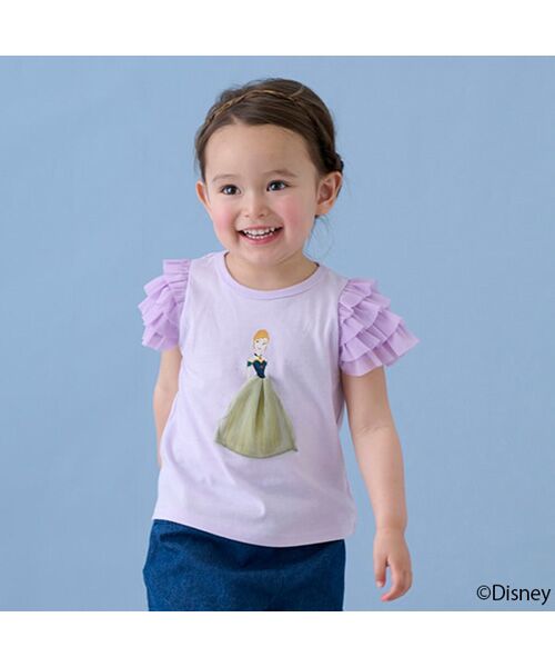 petit main / プティマイン Tシャツ | 【Disney】袖チュールグラフィックT | 詳細11