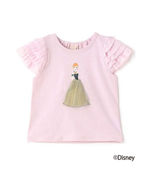 petit main / プティマイン Tシャツ | 【Disney】袖チュールグラフィックT | 詳細16