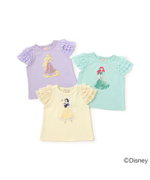 petit main / プティマイン Tシャツ | 【Disney】袖チュールグラフィックT | 詳細28