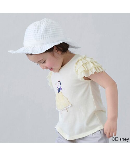 petit main / プティマイン Tシャツ | 【Disney】袖チュールグラフィックT | 詳細4
