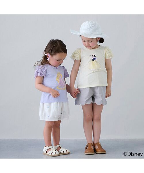 petit main / プティマイン Tシャツ | 【Disney】袖チュールグラフィックT | 詳細5